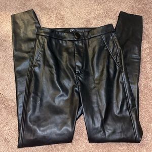 Zara leather pants
